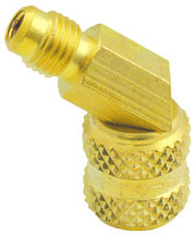 AD87S 5/16 FEM X 1/4 SAE M Swivel Brass Adapter