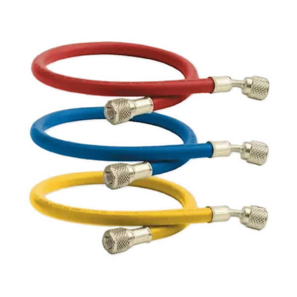 HS3 1/4" SAE x 90cm Refrigerant Charging Hoses 3pk