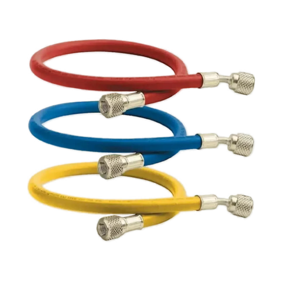 HS3 1/4" SAE x 90cm Refrigerant Charging Hoses 3pk