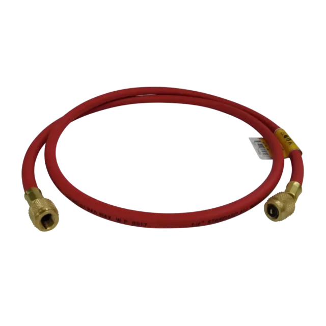 HS5R 1/4" SAE x 150cm Refrigerant Charging Hose Red