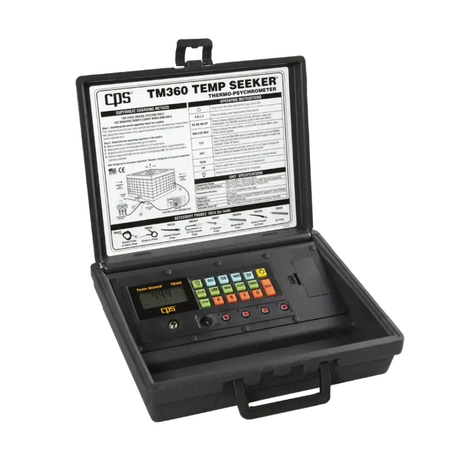 TM360 Temp-Seeker 4-Station Thermo-Psychrometer